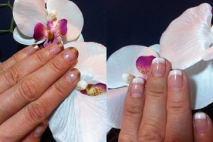 Shellac Ergebnis, French klassisch & French mit goldenen Spitzen, selbstgemacht ;-)