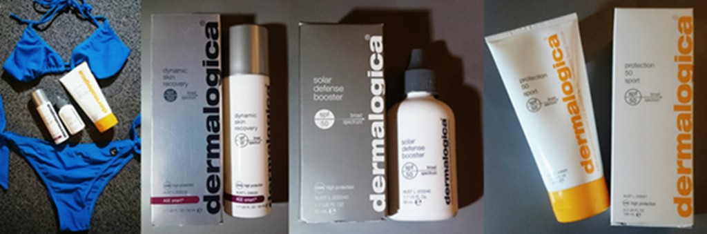 Test: dermalogica Part II UV-Schutz=dynamic skin recovery, solar defense booster und protection 50 sport, alle mit SPF 50