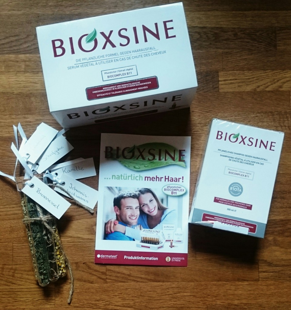 Bioxsine gegen Haarausfall - Testbeginn!