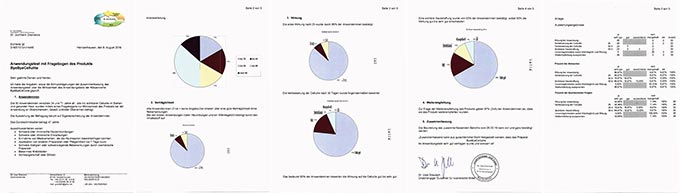 Anwenderbeurteilung Infografik Dr. Juchheim ByeByeCellulite