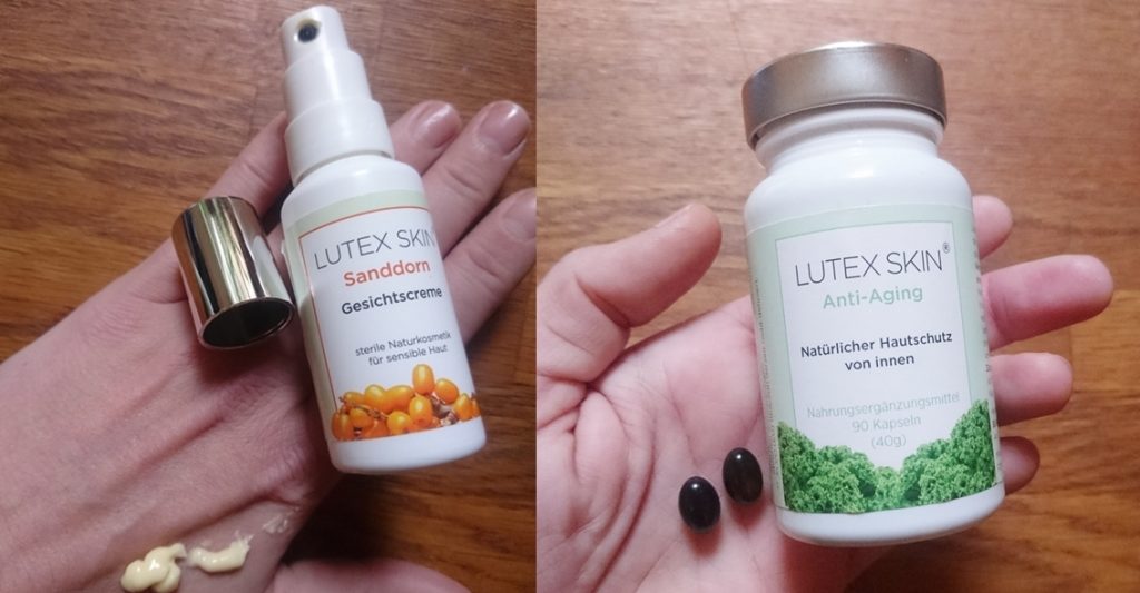 Test Naturkosmetik: 'Lutex Skin' Sanddorn Gesichtscreme & Anti-Aging Kapseln